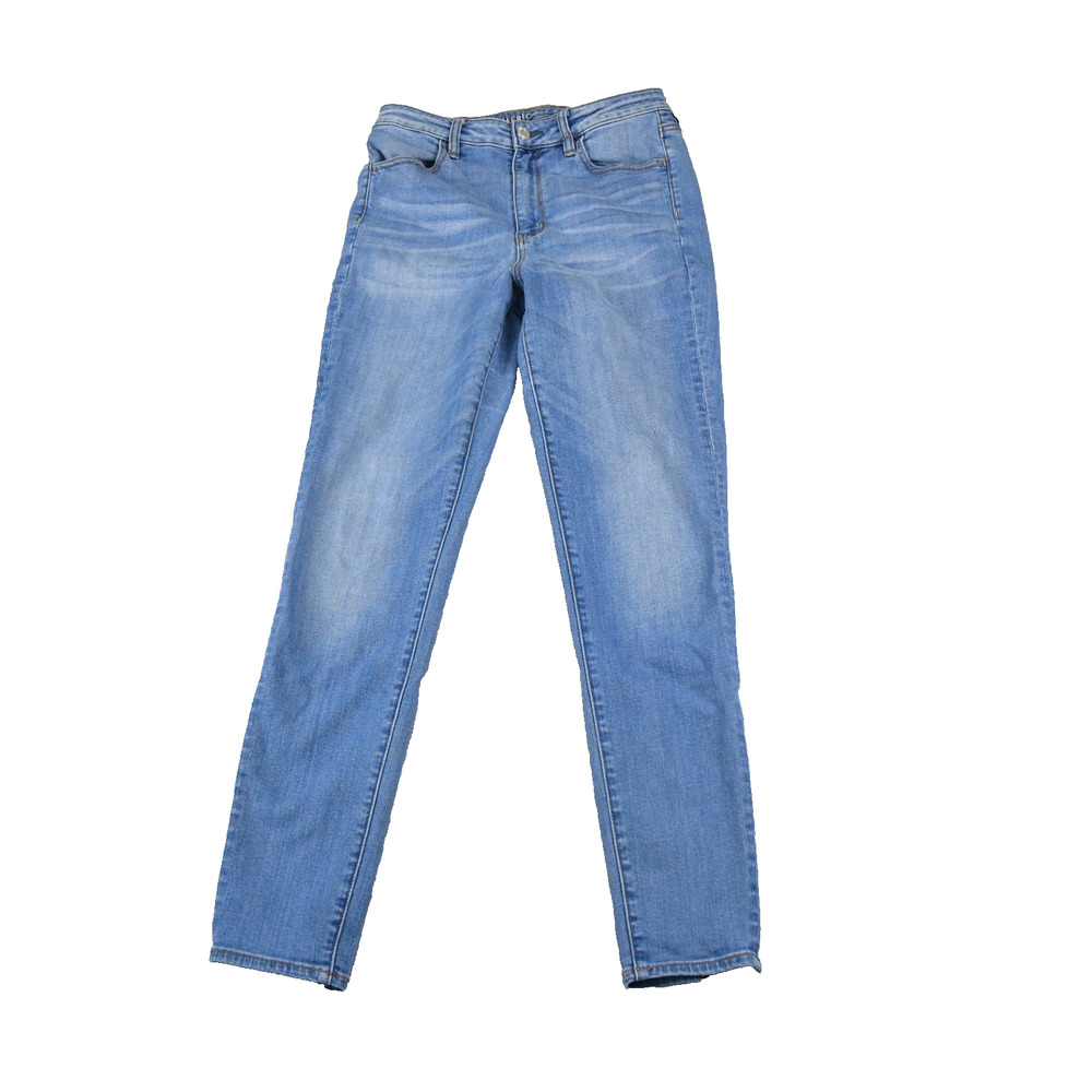 American Eagle Jeans Womens 8 (27x28) Super Hi-Rise Jegging Blue Denim